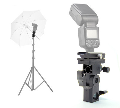 機頂閃光燈B型支架 柔光傘與反光傘的得力助手